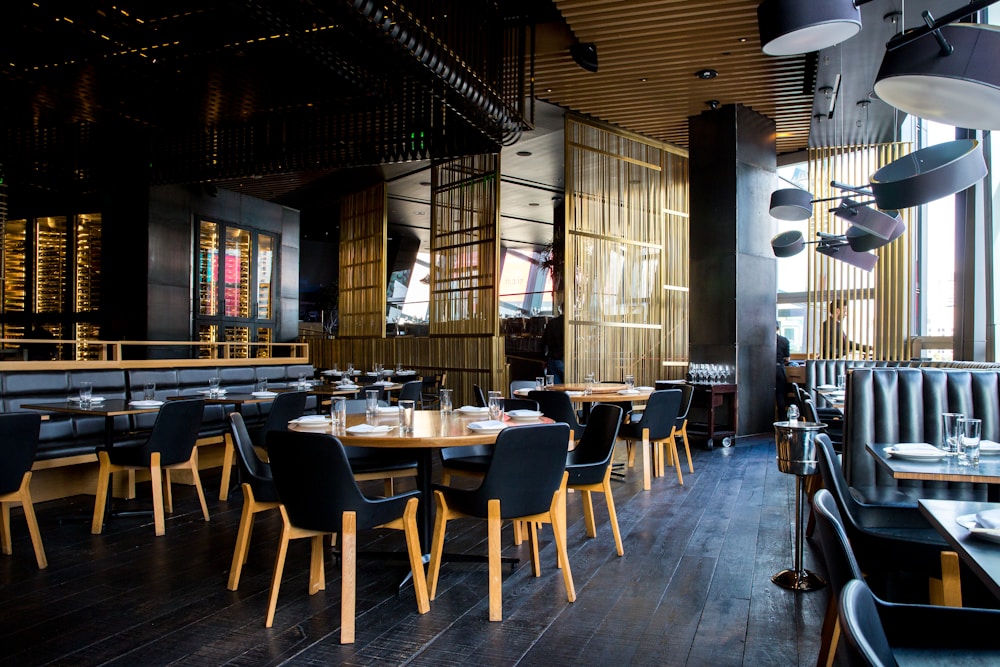 Restaurant and hospitality space ready for service